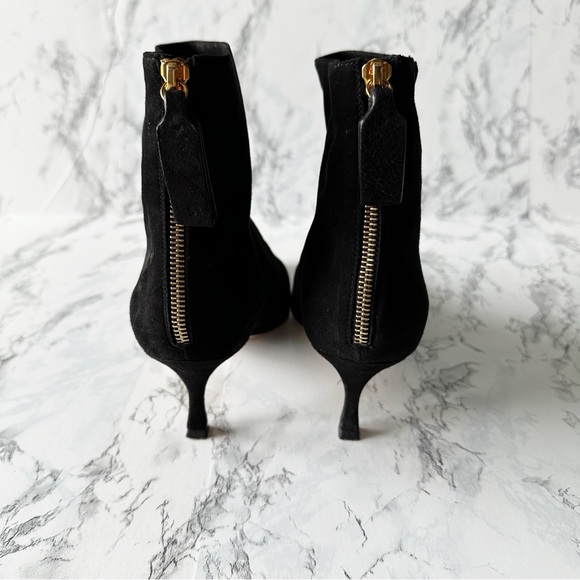 Stuart Weitzman Juniper Black Suede Boot Size 8.5 - Picture 4 of 12